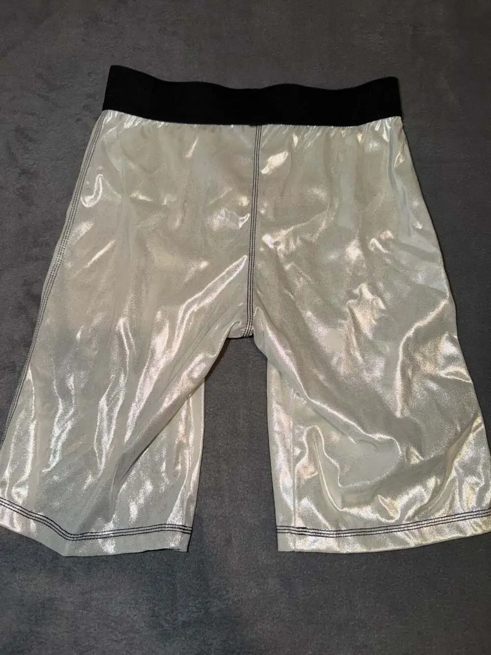 Versace Classic V2 Metallic Silver Boxer Briefs Size Large
